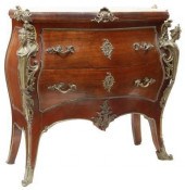 FRENCH LOUIS XV STYLE MAHOGANY