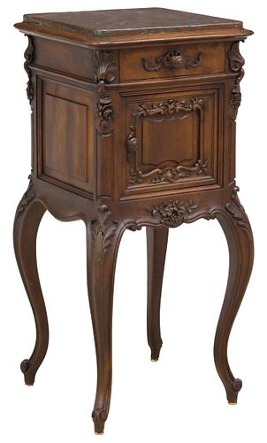 FRENCH LOUIS XV STYLE MARBLE-TOP