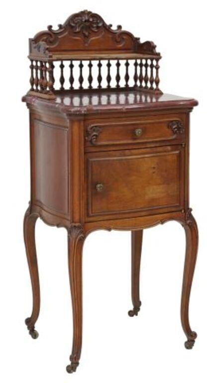 FRENCH LOUIS XV STYLE MARBLE-TOP
