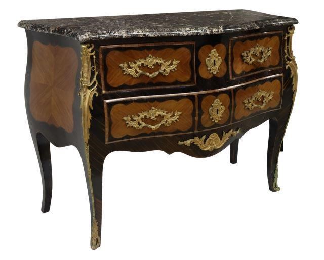 FRENCH LOUIS XV STYLE MARBLE-TOP