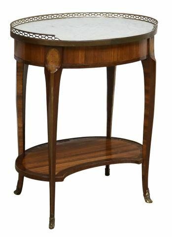 FRENCH LOUIS XV STYLE MARBLE-TOP
