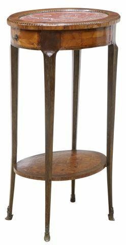 FRENCH LOUIS XV STYLE MARBLE-TOP