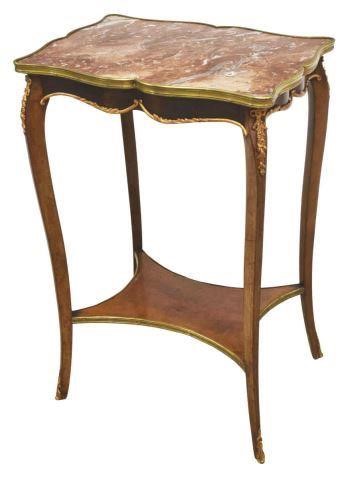 FRENCH LOUIS XV STYLE MARBLE-TOP