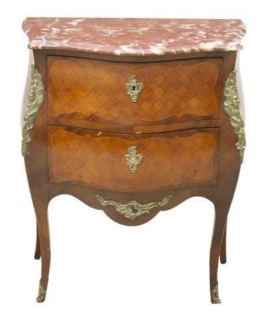 FRENCH LOUIS XV STYLE MARBLE-TOP