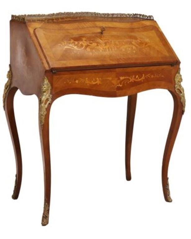 FRENCH LOUIS XV STYLE MARQUETRY
