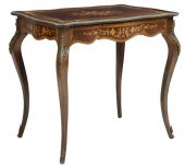 FRENCH LOUIS XV STYLE MARQUETR