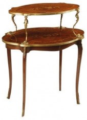 FRENCH LOUIS XV STYLE MARQUETR