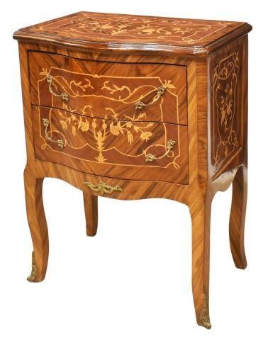 FRENCH LOUIS XV STYLE MARQUETRY