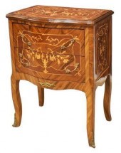 FRENCH LOUIS XV STYLE MARQUETR