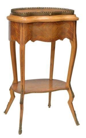 FRENCH LOUIS XV STYLE MARQUETRY