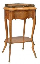 FRENCH LOUIS XV STYLE MARQUETR