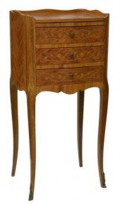 FRENCH LOUIS XV STYLE MARQUETR