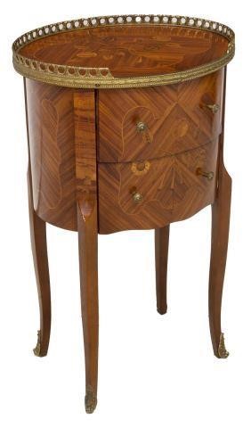 FRENCH LOUIS XV STYLE MARQUETRY