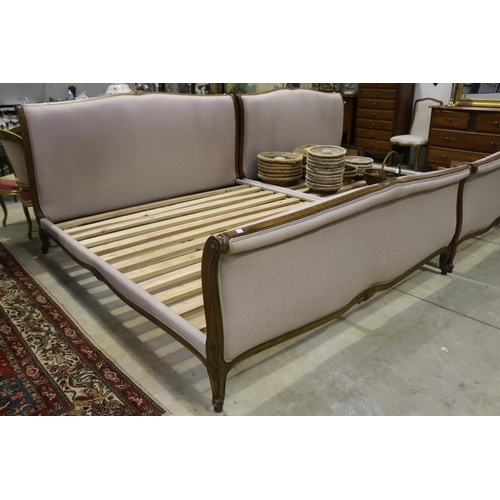 French Louis XV style oak king size