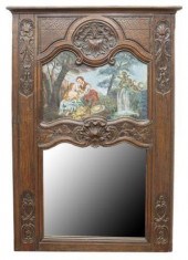 FRENCH LOUIS XV STYLE OAK TRUM