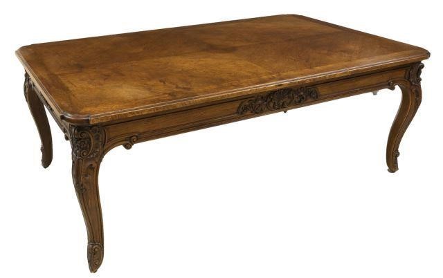FRENCH LOUIS XV STYLE OAK DINING