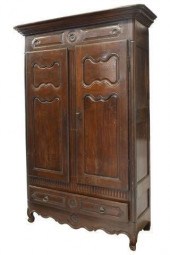 FRENCH LOUIS XV STYLE OAK ARMO
