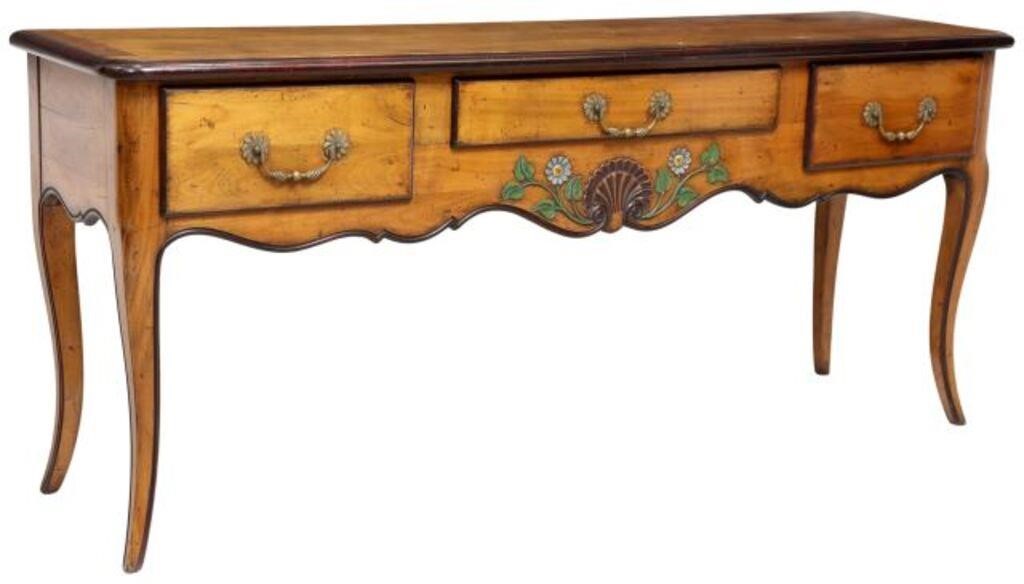 FRENCH LOUIS XV STYLE POLYCHROME