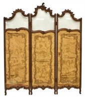FRENCH LOUIS XV STYLE SILK DAM