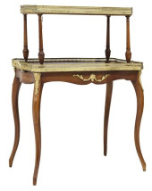 FRENCH LOUIS XV STYLE TWO-TIER