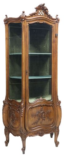 FRENCH LOUIS XV STYLE WALNUT