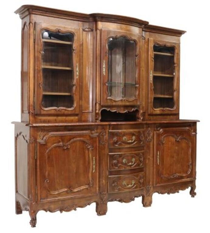 FRENCH LOUIS XV STYLE WALNUT