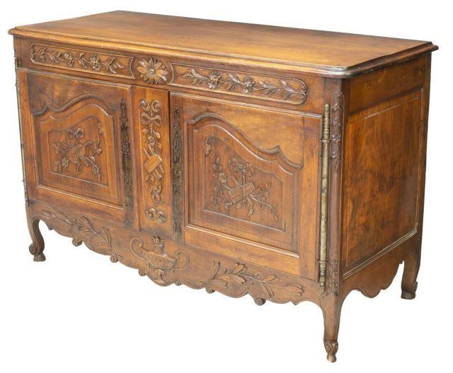 FRENCH LOUIS XV STYLE WALNUT