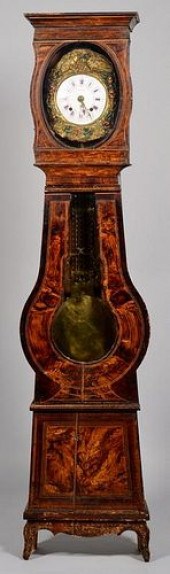 FRENCH LOUIS XV TALL CASE CLOC