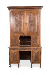 FRENCH LOUIS XV WALNUT BOOKCAS