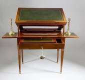 FRENCH LOUIS XVI MAHOGANY AND