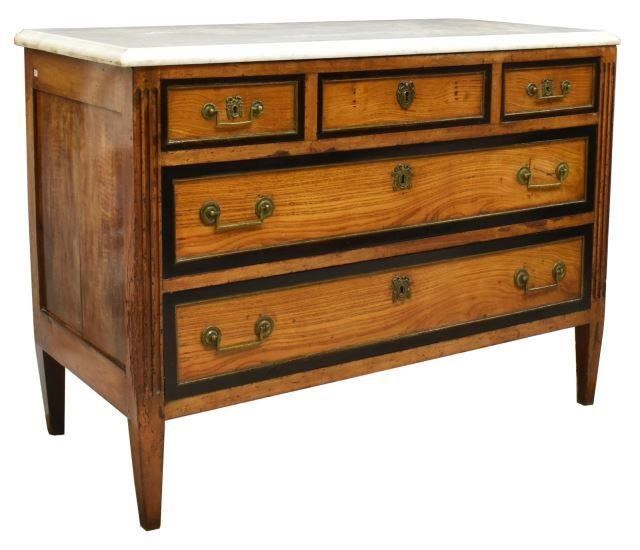 FRENCH LOUIS XVI MARBLE-TOP