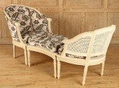 FRENCH LOUIS XVI PAINTED 3 PAR