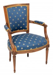 FRENCH LOUIS XVI-STYLE ARMCHAI