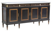 FRENCH LOUIS XVI STYLE BLACK P