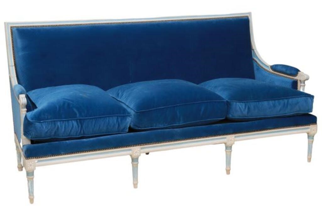 FRENCH LOUIS XVI STYLE BLUE