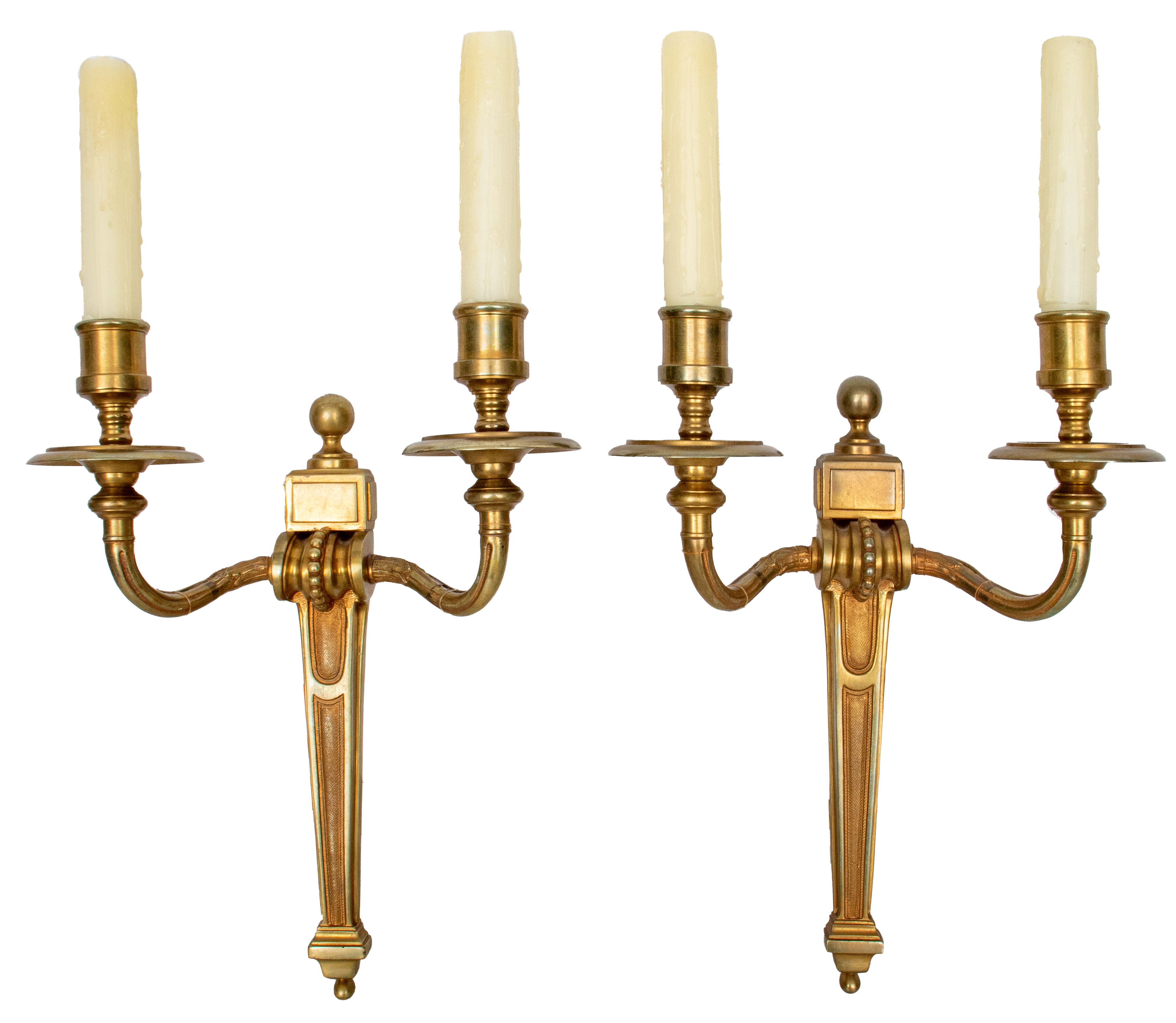 FRENCH LOUIS XVI STYLE BRASS