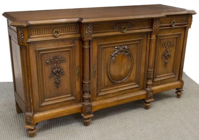 FRENCH LOUIS XVI STYLE BREAKFRONT
