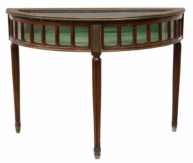 FRENCH LOUIS XVI STYLE DEMILUNE