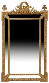 FRENCH LOUIS XVI STYLE GILT PA