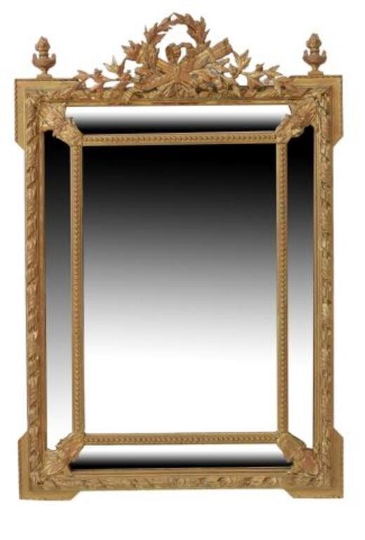 FRENCH LOUIS XVI STYLE GILT CUSHION