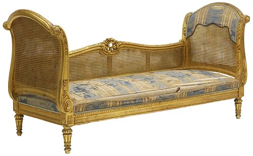 FRENCH LOUIS XVI STYLE GILTWOOD