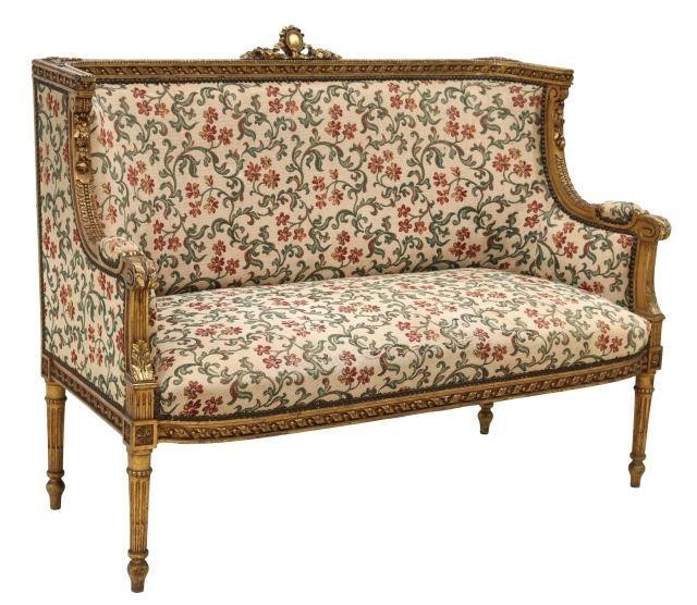 FRENCH LOUIS XVI STYLE GILTWOOD