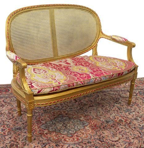 FRENCH LOUIS XVI STYLE GILTWOOD