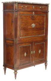 FRENCH LOUIS XVI STYLE MAHOGAN