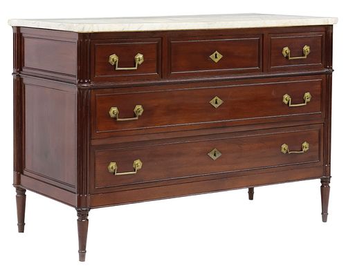 FRENCH LOUIS XVI STYLE MAHOGANY