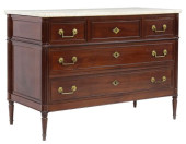FRENCH LOUIS XVI STYLE MAHOGAN