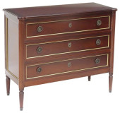 FRENCH LOUIS XVI STYLE MAHOGAN
