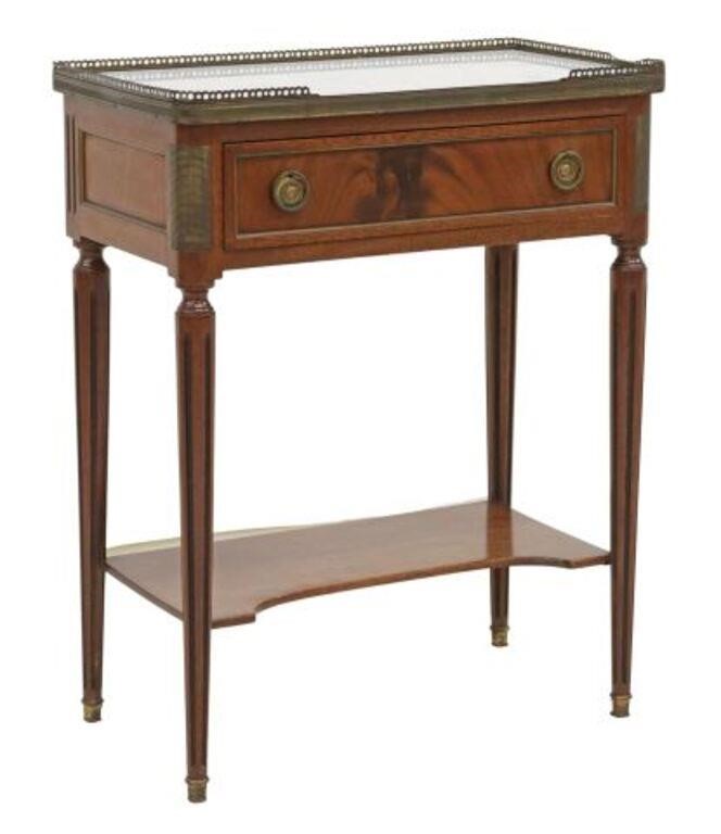 FRENCH LOUIS XVI STYLE MAHOGANY