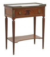 FRENCH LOUIS XVI STYLE MAHOGAN