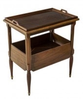 FRENCH LOUIS XVI STYLE MAHOGAN